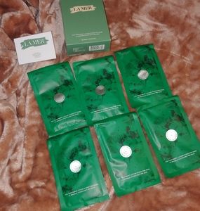 🌿🌸 New 6 La Mer Hydrating Lotion Mask Set 🌸🌿